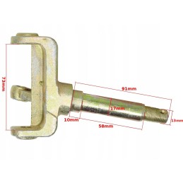 ATV 110 125 steering knuckle, left, hb drum brake