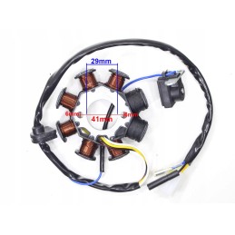 GY650 stator ignition device, 2 ignition coils
