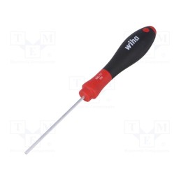 1 pcs x WIHA - 26190 - Screwdriver, hex key, HEX 2,5mm, SoftFinish®, Blade length: 75mm