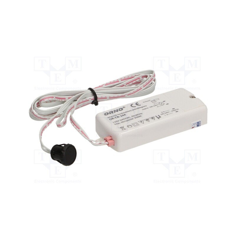 1 pcs x ORNO - OR-CR-244 - Touchless switch, wall mount, 230VAC, 50mm, LED,lighting, 500W