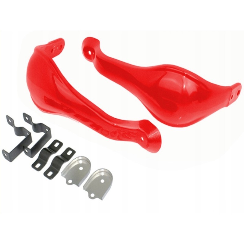 Hand protector atv 110 125 red hb