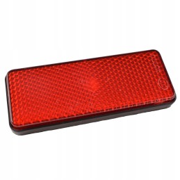 Red rectangular reflector for ATV quad scooter