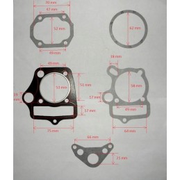 ATV 110 head and cylinder gasket, set bri