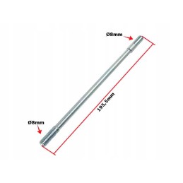 Cylinder pin atv 150 gy6 150 diablo left m8x195 5mm 157qmj fuxin