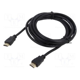 1 pcs x SAVIO - SAVKABELCL-121 - Cable, HDMI 1.4, HDMI plug,both sides, Len: 1.8m, black, 30AWG