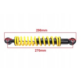 Rear shock absorber atv 110 125 yellow 270mm bri