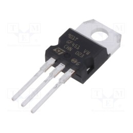 1 pcs x STMicroelectronics - ST901T - Transistor: NPN, bipolar, 350V, 4A, 100W, TO220AB