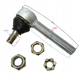 End of swing arm pin m12xm16 bashan atv 200 250