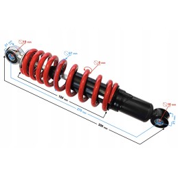 Shock absorber atv 110 125 front rear 27cm 8mm