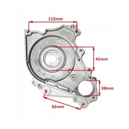Engine crankcase left atv 110 125 cc lower starter