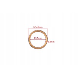 ATV 70 110 125 muffler gasket, copper