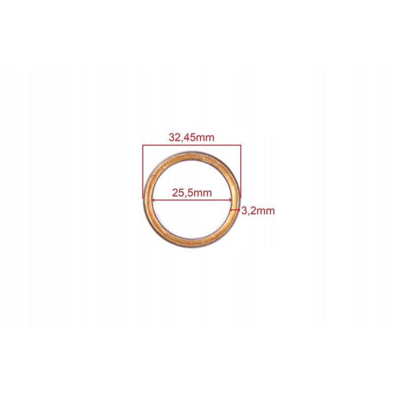 ATV 70 110 125 muffler gasket, copper