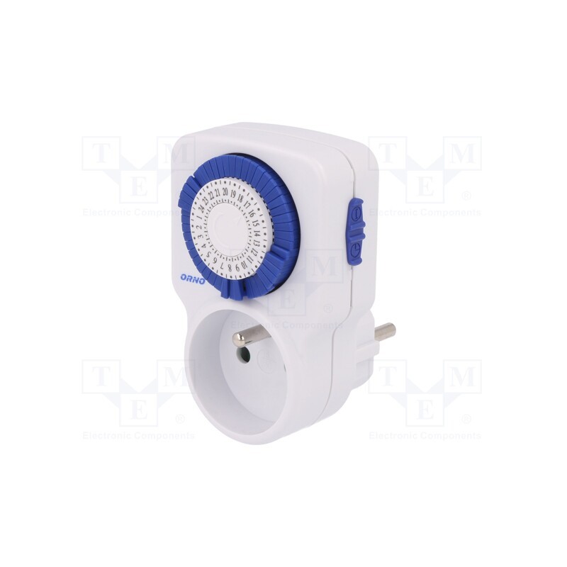 1 pcs x ORNO - OR-PRE-427 - Programmable time switch, 30min÷24h, 230VAC/16A, Usup: 230VAC