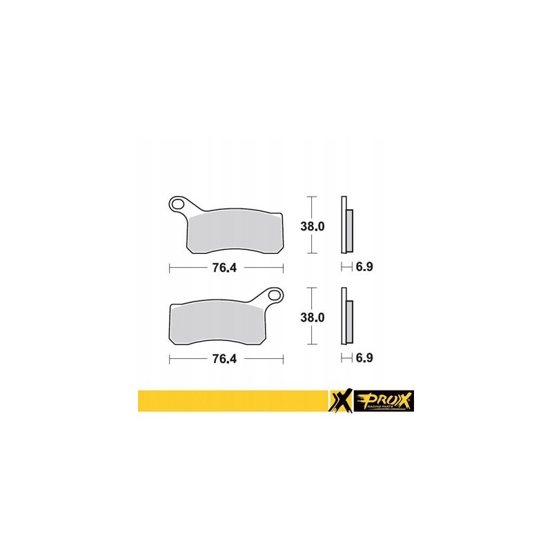 Brake pads ktm 450 505 525 sx xc atv 08 12 front