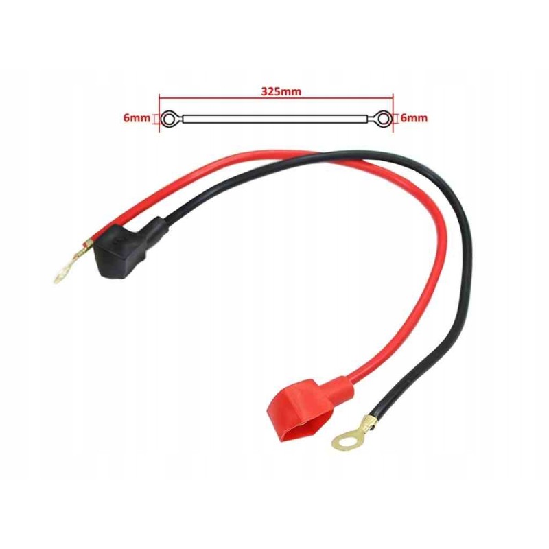 Battery cable minus and plus atv 110 hb