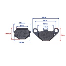 Bashan 250 s11 atv eagle lyda rear brake pads