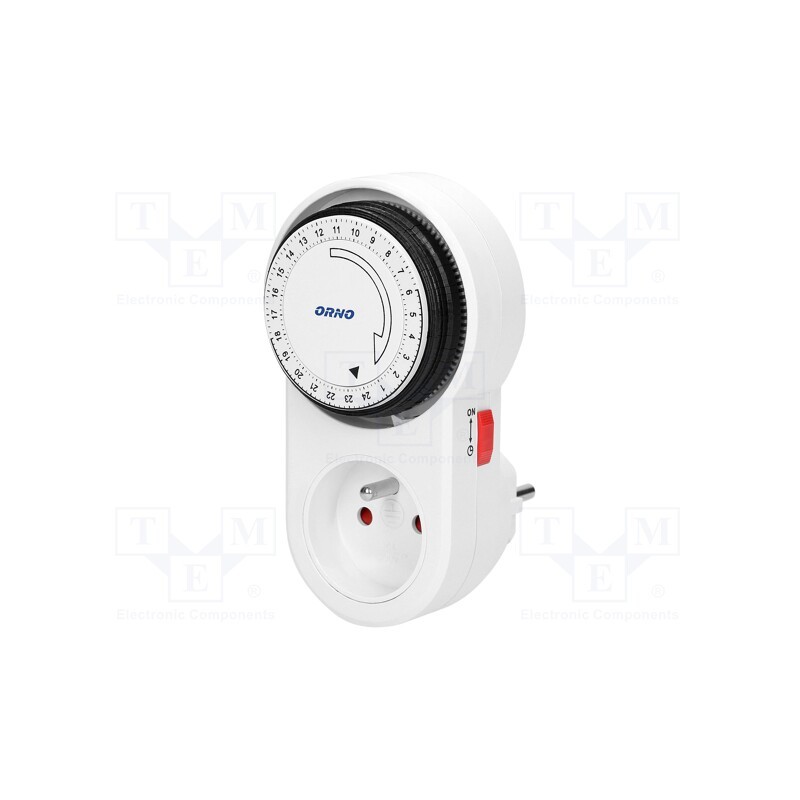 1 pcs x ORNO - OR-PRE-443 - Programmable time switch, 15min÷24h, 230VAC/16A, Usup: 230VAC