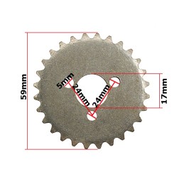 Camshaft sprocket atv 110