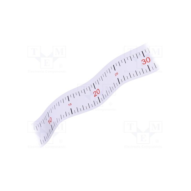 1 pcs x LeanCraft - EBISU-2-120-W - Ruler, L: 1.2m, self-adhesive, measure, glued