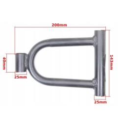 Swingarm atv 110 125 upper wheel 6 7 hb