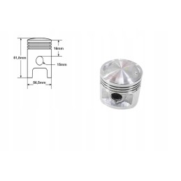 ATV piston 125 cg 56 5mm pin 15mm set win