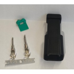 Cube connector for electric lamp wires