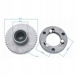 Bendix starter clutch atv 110 125 41 teeth