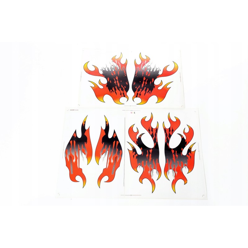 Universal quad cross buggy stickers