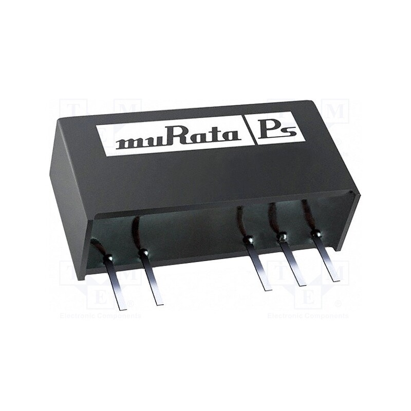 1 pcs x Murata Power Solutions - NMV0505SAC - Converter: DC/DC, 1W, Uin: 4.5÷5.5V, Uout: 5VDC, Iout: 200mA, SIP7