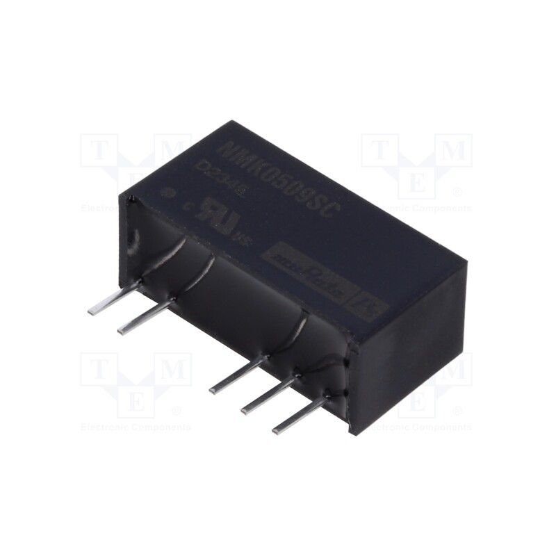 1 pcs x Murata Power Solutions - NMK0509SC - Converter: DC/DC, 2W, Uin: 4.5÷5.5V, Uout: 9VDC, Uout2: -9VDC, SIP