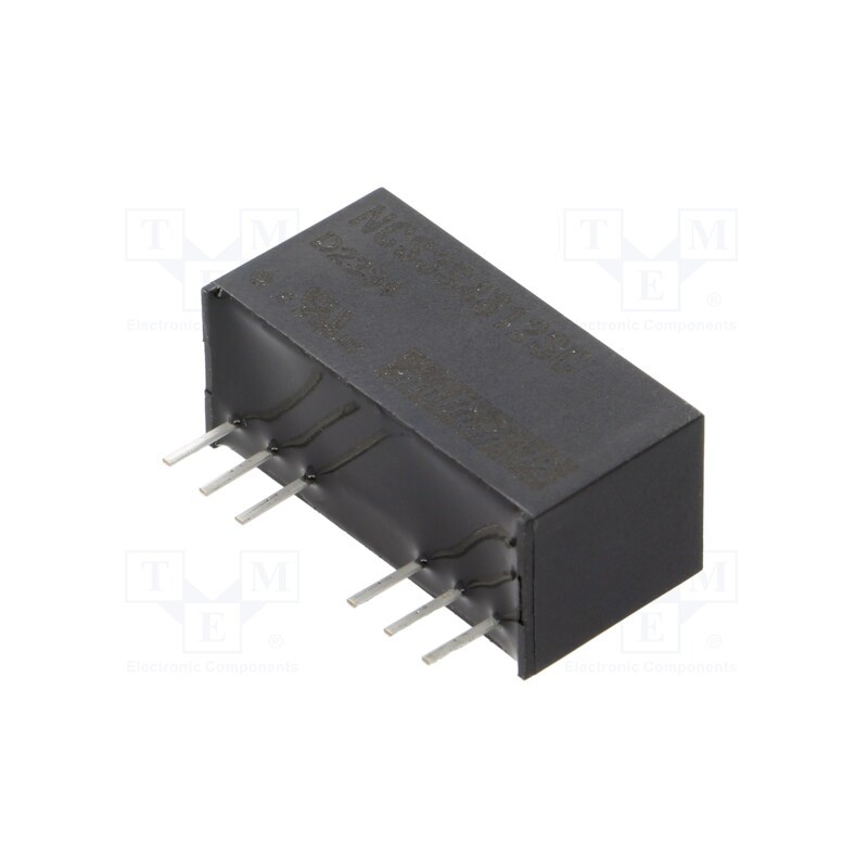 1 pcs x Murata Power Solutions - NCS3S4812SC - Converter: DC/DC, 3W, Uin: 18÷80V, Uout: 12VDC, Iout: 250mA, SIP, THT