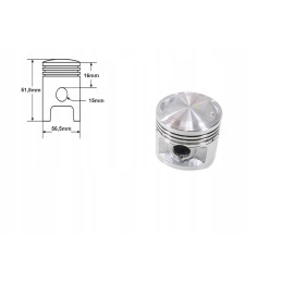 Piston CG 125 56 5mm pin 15 win