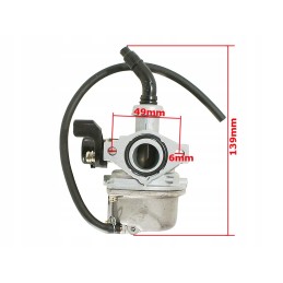Carburetor atv 110 125 choke on lever fu