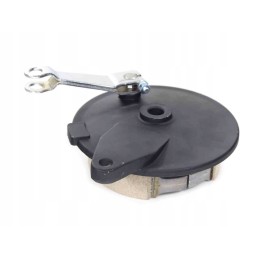 Aston 250 rear hub complete with shoes