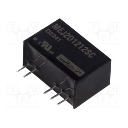 1 pcs x Murata Power Solutions - MEJ2D1212SC - Converter: DC/DC, 2W, Uin: 10.8÷13.2V, Uout: 12VDC, Uout2: -12VDC