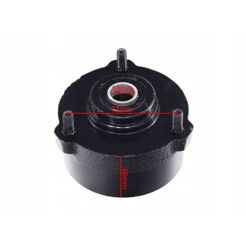 Front hub atv 110 125 3 screws drum hb