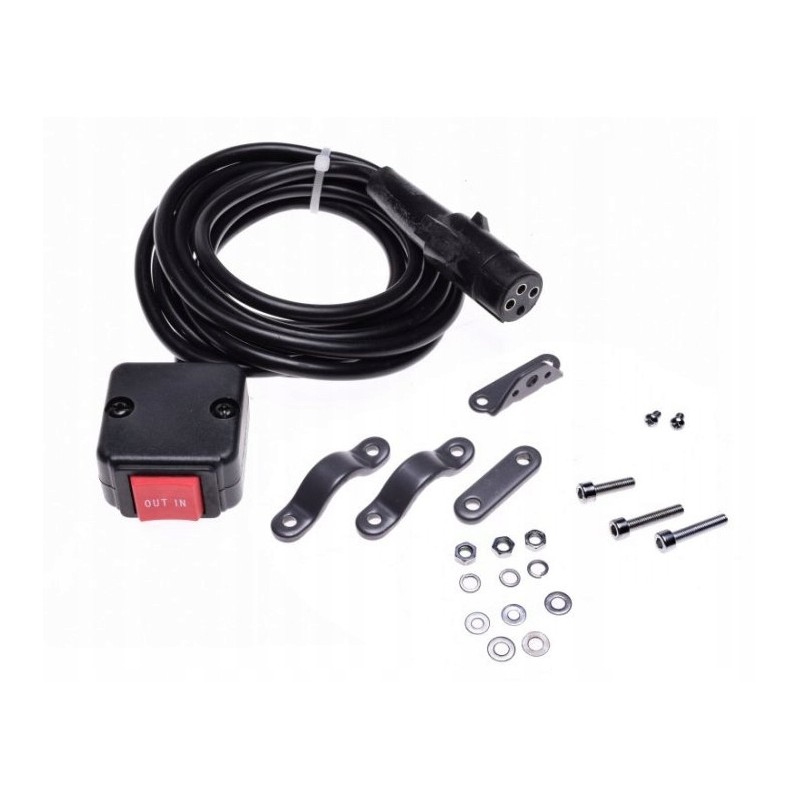 Handlebar winch switch