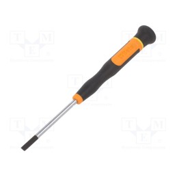 1 pcs x BETA - 12570040 - Screwdriver, slot, precision, 4,0x0,8mm, 60mm
