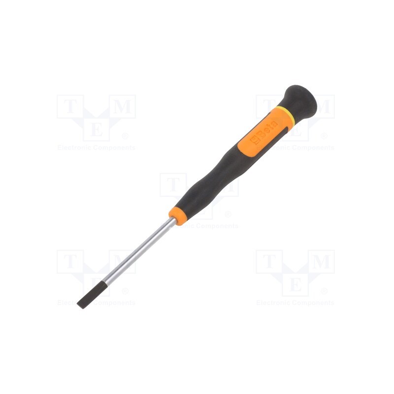 1 pcs x BETA - 12570040 - Screwdriver, slot, precision, 4,0x0,8mm, 60mm
