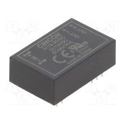 1 pcs x CINCON - EC3A21H-E - Converter: DC/DC, 3W, Uin: 18÷36V, Uout: 5VDC, Iout: 600mA, DIP24