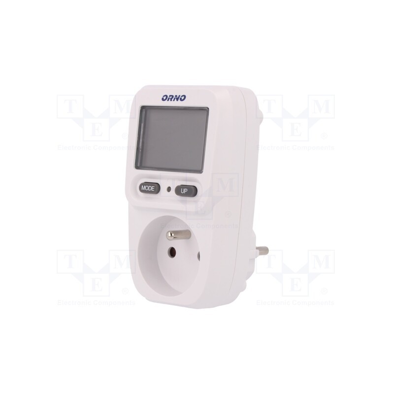 1 pcs x ORNO - OR-WAT-419 - Controller, IP20, 16A, 0÷50°C, Range: 0,000÷9999 COST/kWh/W/V