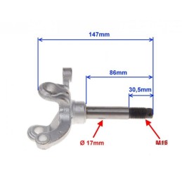 Bashan ATV left steering knuckle