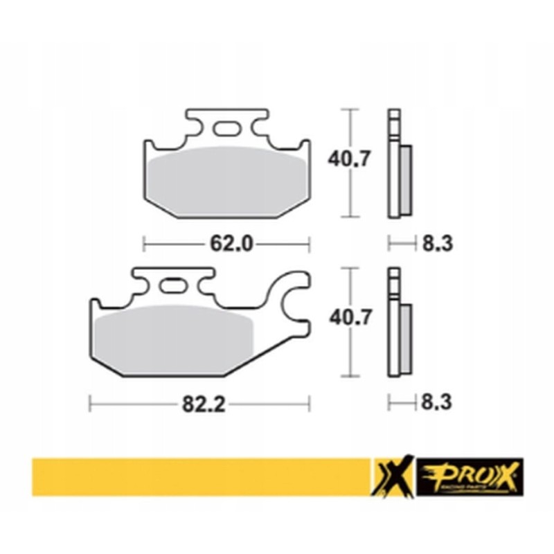 Prox brake pads suzuki lt af 400f 08 15