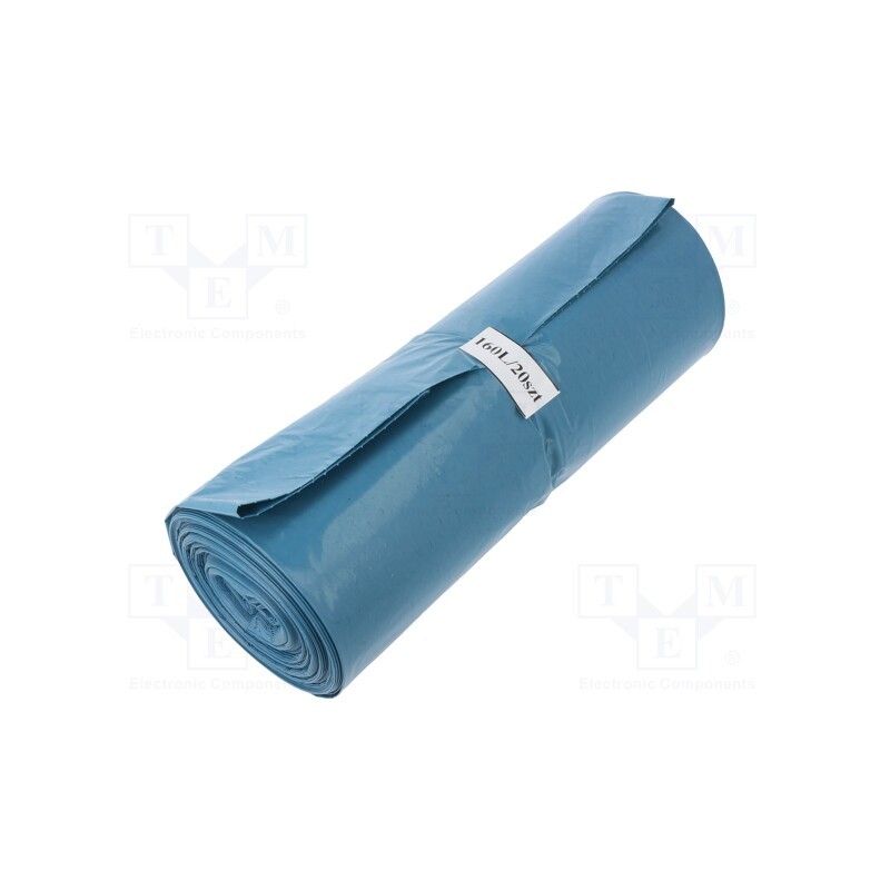 1 rol x PLAST - 03-02-16611 - Trash bags, polyetylene LD, blue, 160l, 20pcs.