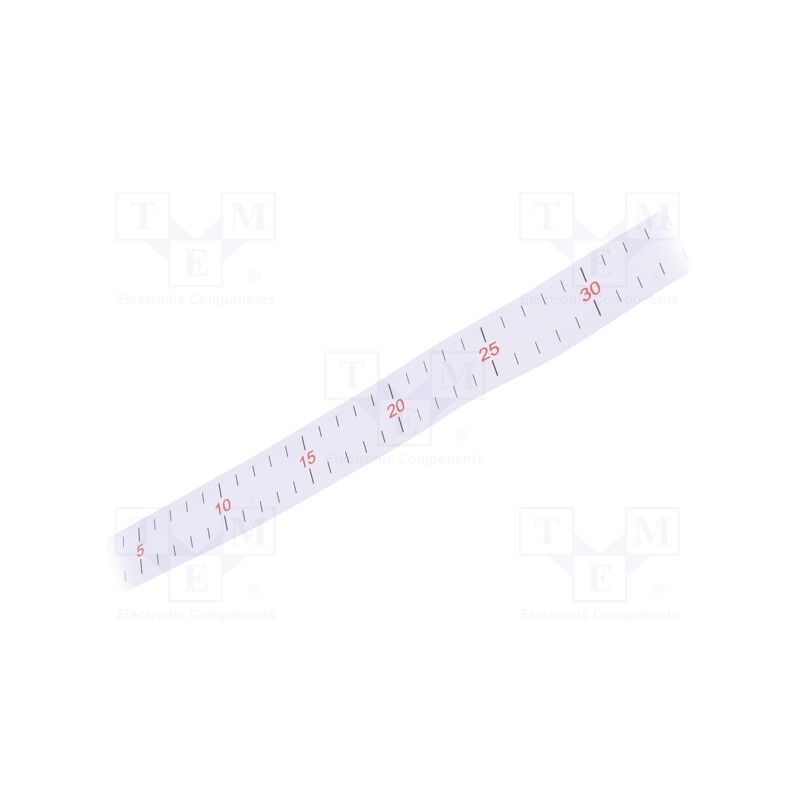 1 pcs x LeanCraft - EBISU-3-120-W - Ruler, L: 1.2m, self-adhesive, measure, glued