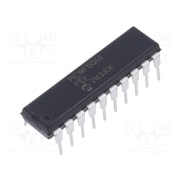 1 pcs x MICROCHIP TECHNOLOGY - PIC18F15Q40-I/P - IC: PIC microcontroller, 32kB, 64MHz, I2C,SPI x2,UART, 1.8÷5.5VDC