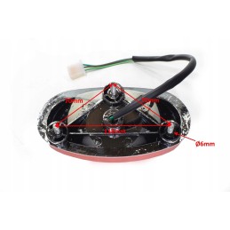 Oval rear lamp atv 200 bashan wb