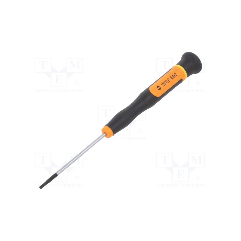 1 pcs x BETA - 12570020 - Screwdriver, slot, precision, 2,0x0,4mm, 60mm