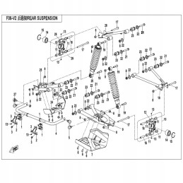 Right stabilizer link cfmoto 500 x5 800 x8 9010 060800