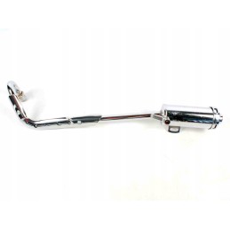 Muffler ATV 110 125 single silver hb